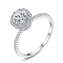Cheap High-Quality Zircon Ring Sterling Silver Wedding Ring